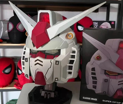 In Stock RX-78-2 Helmet Cosplay Msak Accessory Toy Action Figures Model LED Light-Up Collect Ornaments Gifts