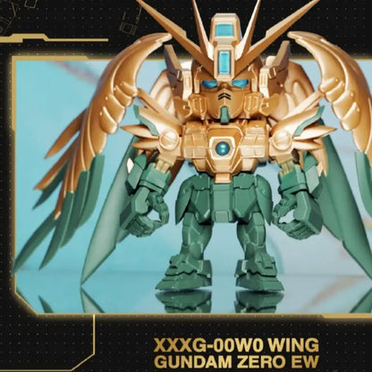 Original Bandai Gundam Blind Box QMSV 5TH Anniversary Special Toy Mystery Box RX-78-2 ZAKU FREEDOM XXXG-00W0 Action Figure Gift