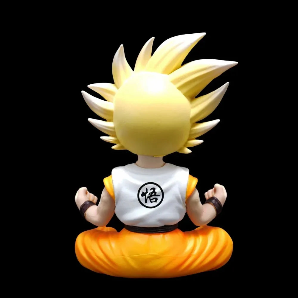 11cm Anime Dragon Ball Goku PVC Action Figure Desktop Ornament Model Toy Gift