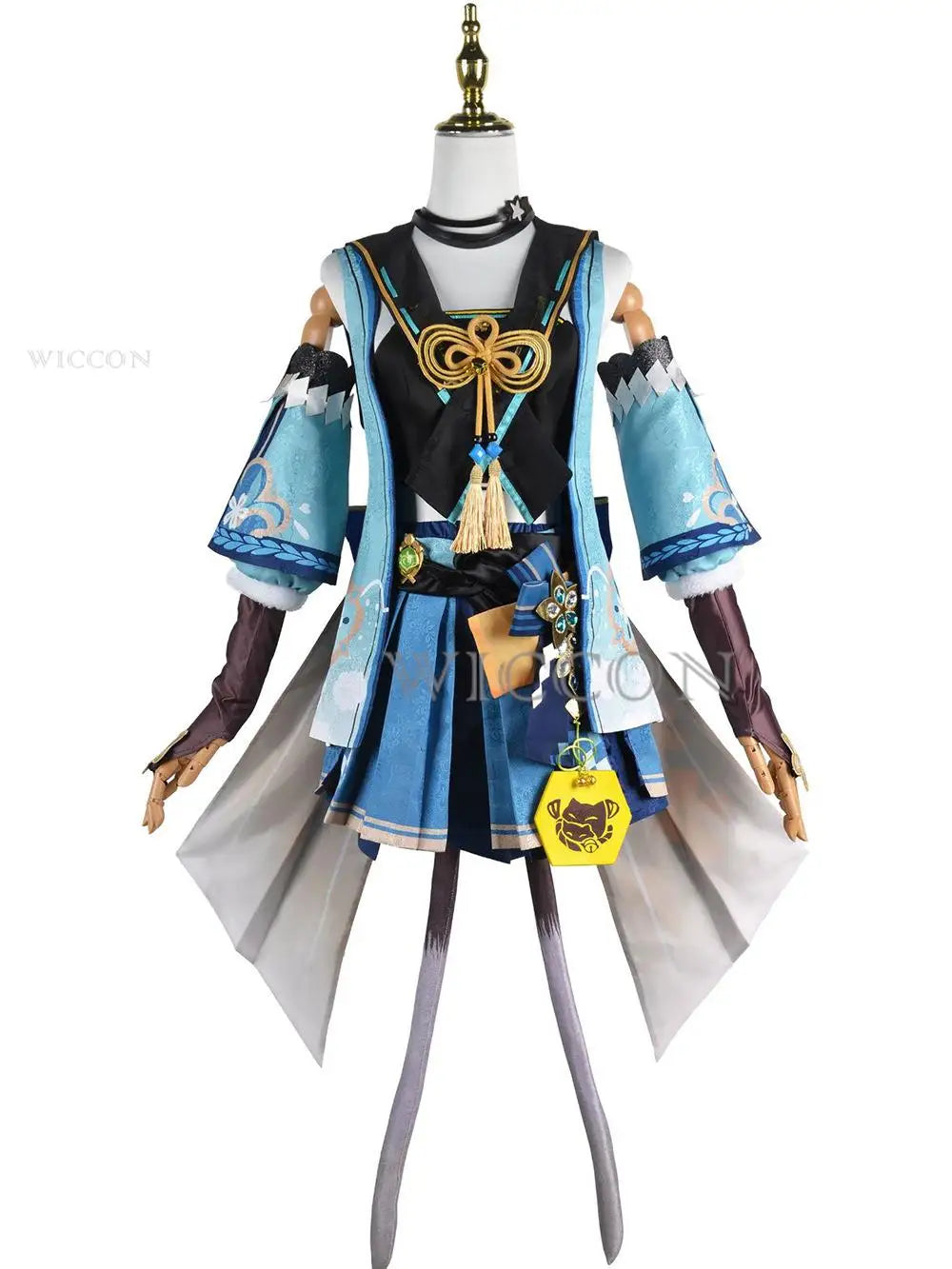 Genshin Impact Kirara Cosplay Costume Set Polyester