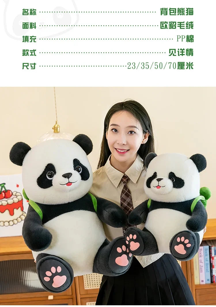 30-60cm Chinese Panda Plush Toy Chest Listing Super Full Soft Chinese National Treasure Animal Doll Children's Birthday Gift