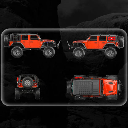 1/10 RC Car HB RTR R1011 Remote Control Vehicle 2.4G Full Proportional Rock Crawler LED Light 4WD Off-Road Climbing Truck Toys