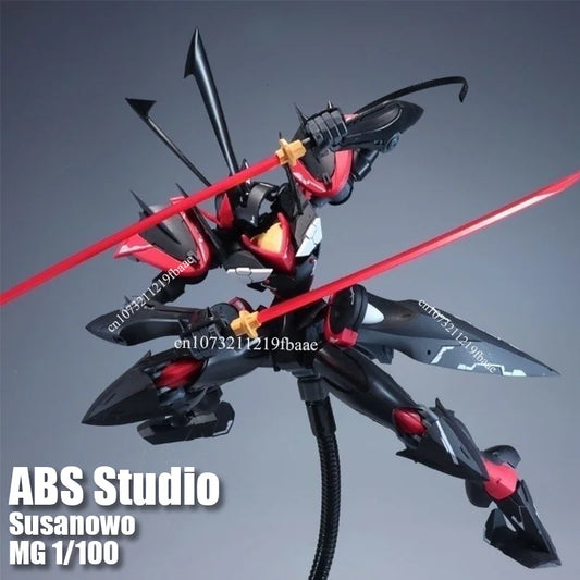In Stock ABS Studio Susanowo MG 1/100 GNX-Y901TW Masurao Assembly Model Kit Action Figure Plastic Robot Ornament Gifts