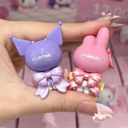 Kt Cat Bow Sweetheart Series Blind Box Trendy Toy Cute Doll Mini Phone Case Computer Decoration Desktop Ornament Surprise Gifts