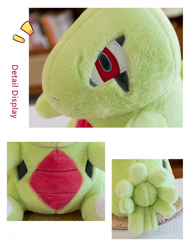 35/70cm Larvitar Pokemon Plush Toys Large Anime Doll Cute Pillow Giant Pokémon Plushie Tyranitar Stuffed Gift for Kids Christmas