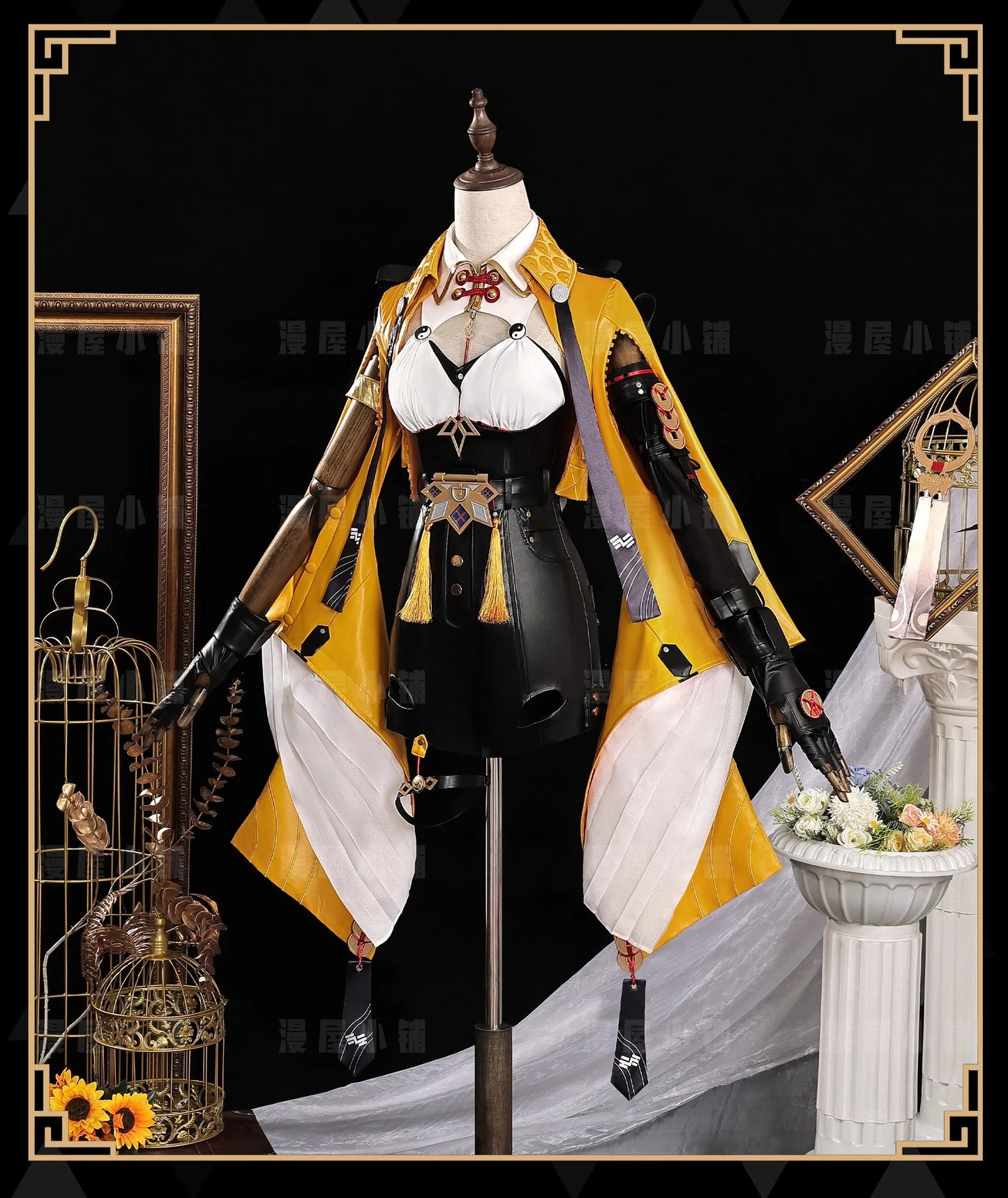 iCoser Yixuan Cosplay Costume Wig Zenless Zone Zero Uniform Headwear Yunkui Summit Halloween Party for Women Girls Festival Prop