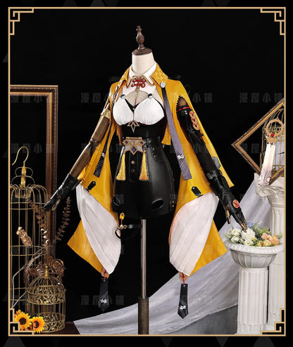 iCoser Yixuan Cosplay Costume Wig Zenless Zone Zero Uniform Headwear Yunkui Summit Halloween Party for Women Girls Festival Prop