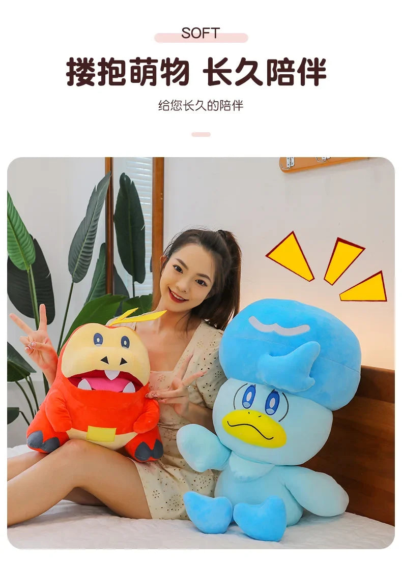 Pokemon Plushie Toys Sprigatito Quaxly Fuecoco Pokémon Scarlet and Violet Anime Plush Stuffed Dolls Christmas Gift for Childrens