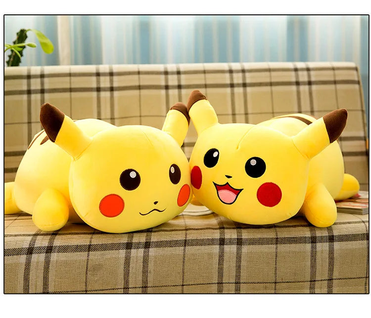 50/70/85cm Big Size Pokemon Pikachu Anime Plush Stuffed Doll Room Decoration Plushies Pillow Peluche Ornaments Children's Gifts