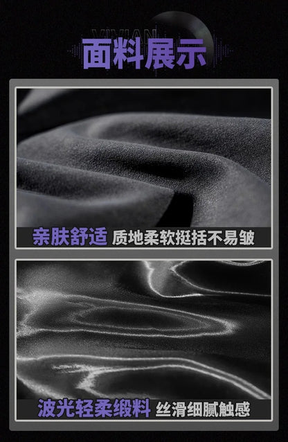 Zenless Zone Zero Vivian Cosplay Costume Wig Dress Uniform Headwear Earrings Mockingbird Halloween Party for Women Girl Carnival