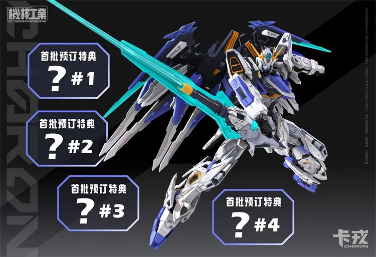 1/100 Charon JH-001 Series Action Figure Mecha Warrior Fully Poseable High Detail Collectible Assembly Model Toy Surprise Gift