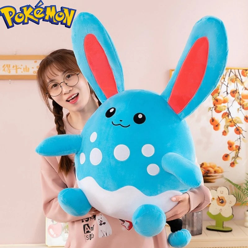 35/50/70CM Big Size Pokemon Azumarill Plushies Cartoon Anime Plush Pillow Soft Doll Kawaii Stuffed Plushie Give Gift To Children