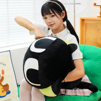 Official Anime The Legend of Luo 55cm Kawaii Xiao-Hei Xiao Hei Lovely Cat Doll Toy Plush Original Cartoon Cosplay Gift