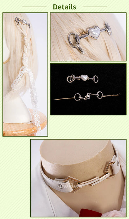 IN STOCK UWOWO Game Arknights Nightmare The Ferry Girl Cosplay Costume Pink Dress Halloween Costume