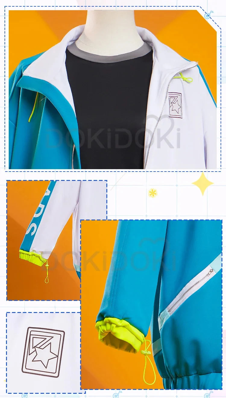 Shiraishii Ann Cosplay Game Cosplay 【S-3XL】DokiDoki-R Women Daily Costume Coat Casual Wear Shiraishii Ann Cosplay Plus Size
