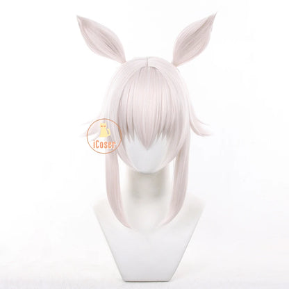 Anime Uma Musume Cinderella Gray Oguri Cap Cosplay Costume Wig Sportswear Headwear Tail Halloween Party for Women Girls Carnival
