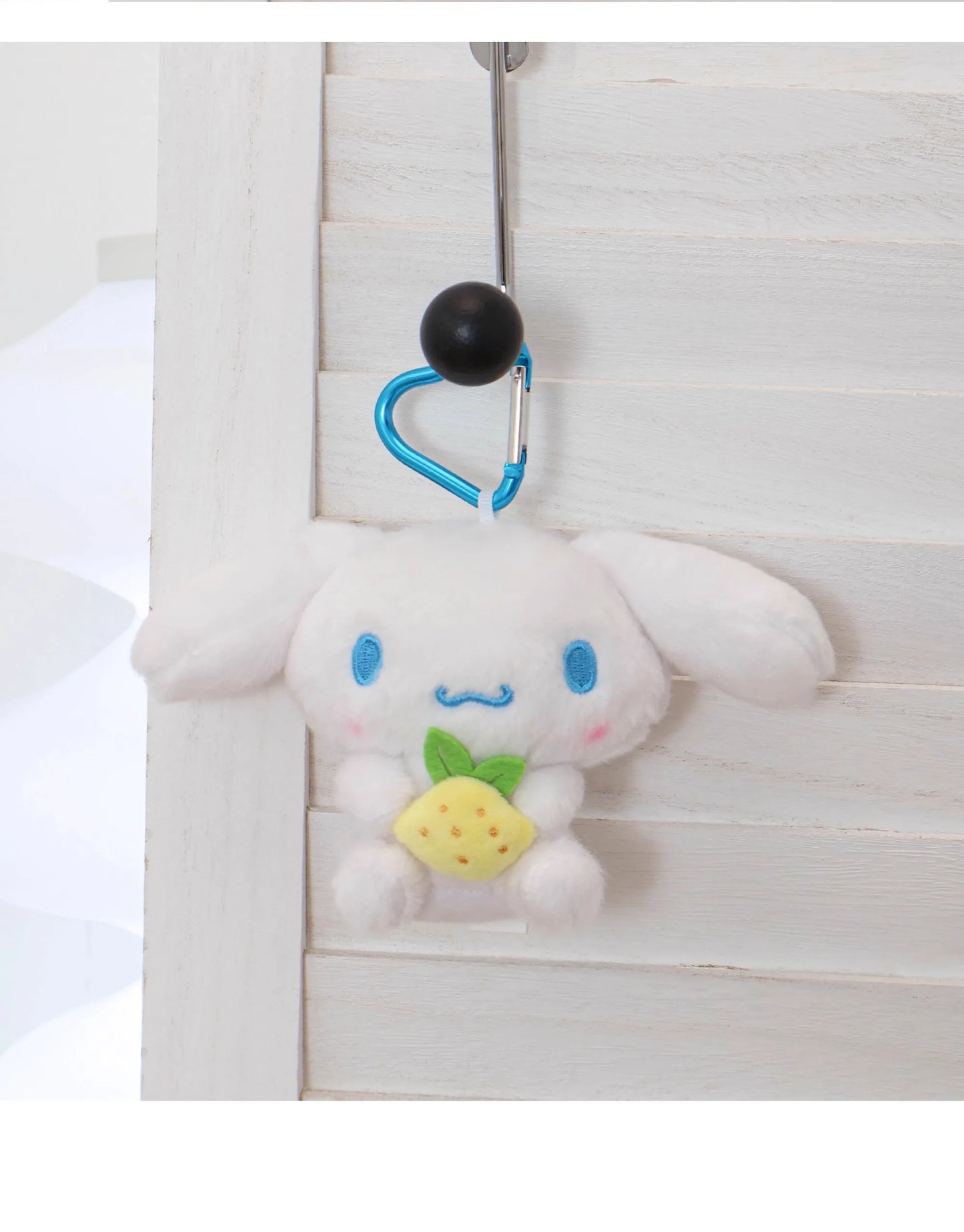 Sanrio Hello Kitty Kuromi Melody Cinnamoroll Stuffed Toys Pendant Cute Plush Toys Keyring Anime Keychain Birthday Christmas Gift