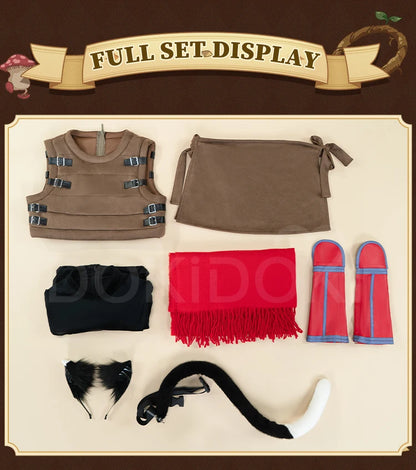 IN STOCK Izutsumi Cosplay Costume Anime Delicious in Dungeon【S-3XL】DokiDoki-R Women Costume Izutsumi Ears Plus Size