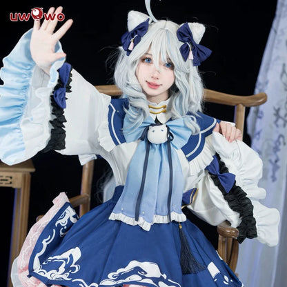 LAST BATCH UWOWO Genshin Impact Fanart Furina Chinese Style Lolita Dress Cosplay Costume