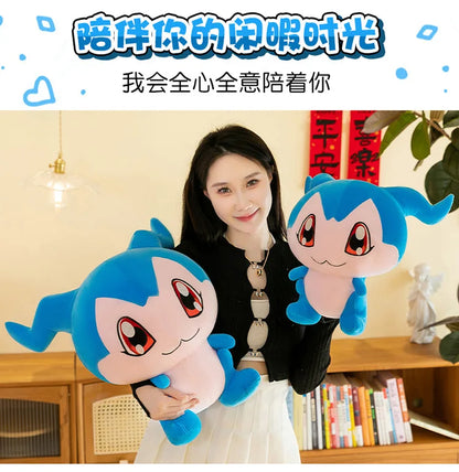 35/45/60CM Large Big Size Chibimon Plushies Kawaii Cartoon Anime Doll Comfortable Soft Doll Children's Ornament Toy Gifts