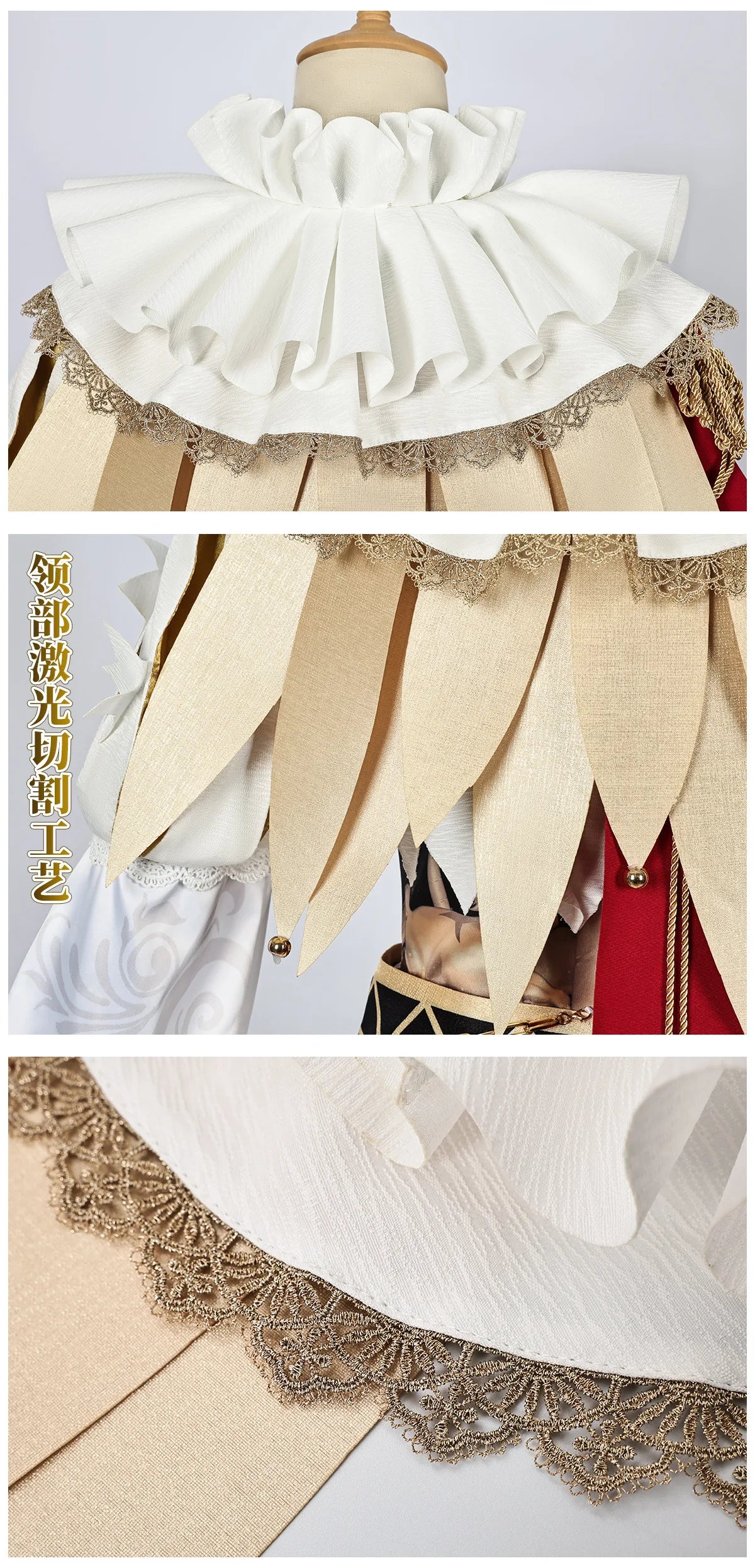 iCoser Identity V Hullabaloo Brightest Star Cosplay Costume Wig Mike Morton Uniform Hat Ring Halloween Party Women Men Carnival