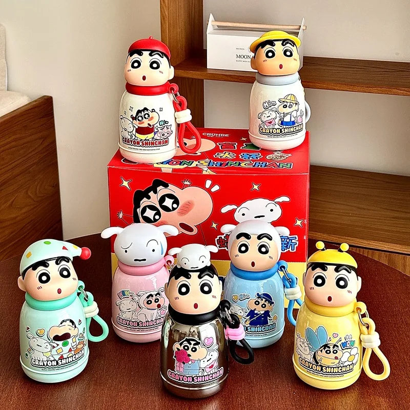 Original Crayon Xiaoxin Insulated Cup Blind Box Cute Large Capacity Portable Water Cup Christmas Surprise Girl Gift Mystery Box