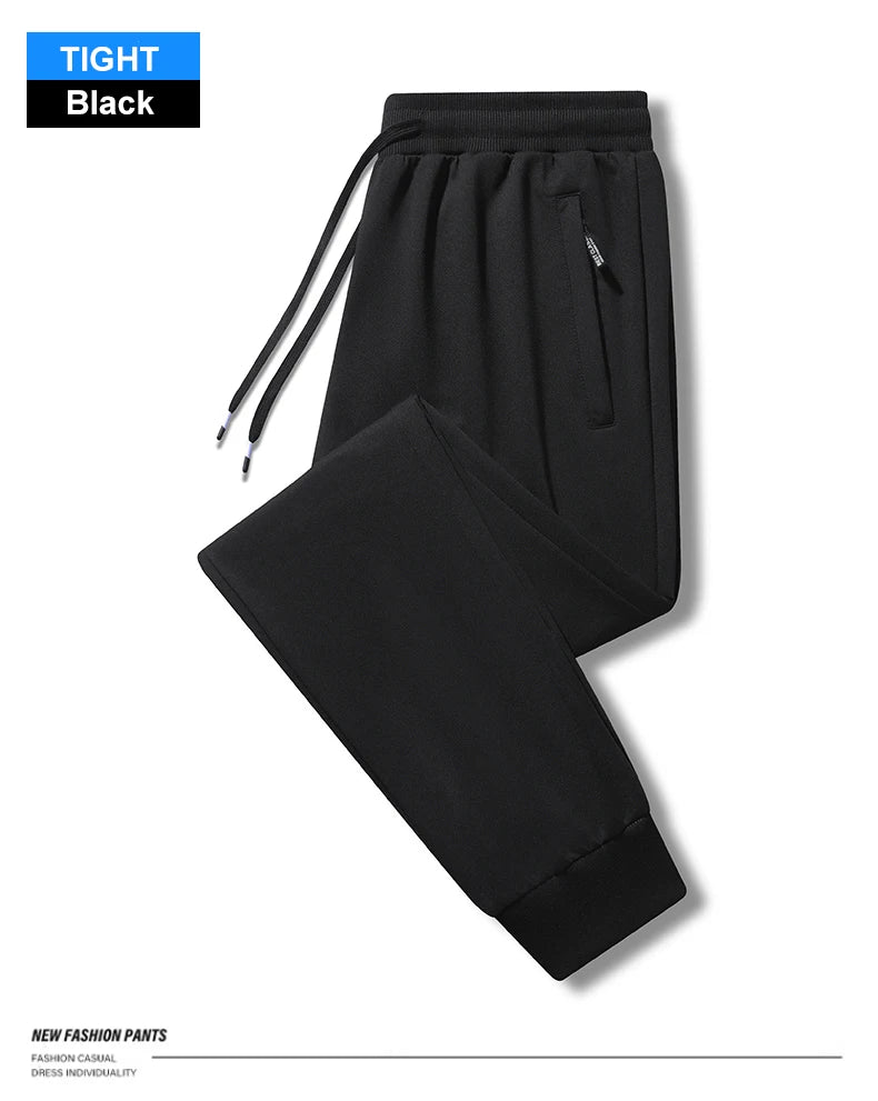 Chrlck Men’s Tight Sweatpants Straight Jogging Pants Casual Sport Running Trousers Spring Summer