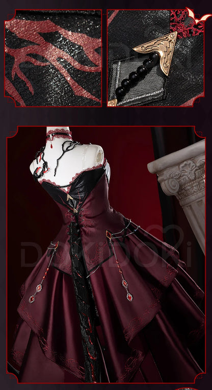 IN STOCK Abyss Lord Heroine Cosplay Costume Game Love and Deepspace【S-2XL】DokiDoki-R Women Qinche Sylus Halloween Plus Size