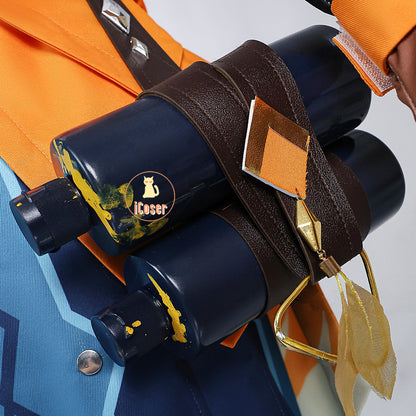 Genshin Impact Bennett Cosplay Costume Wig Adventures in Blazing Hue Uniform Headwear Mondstadt Halloween Party Women Men Props