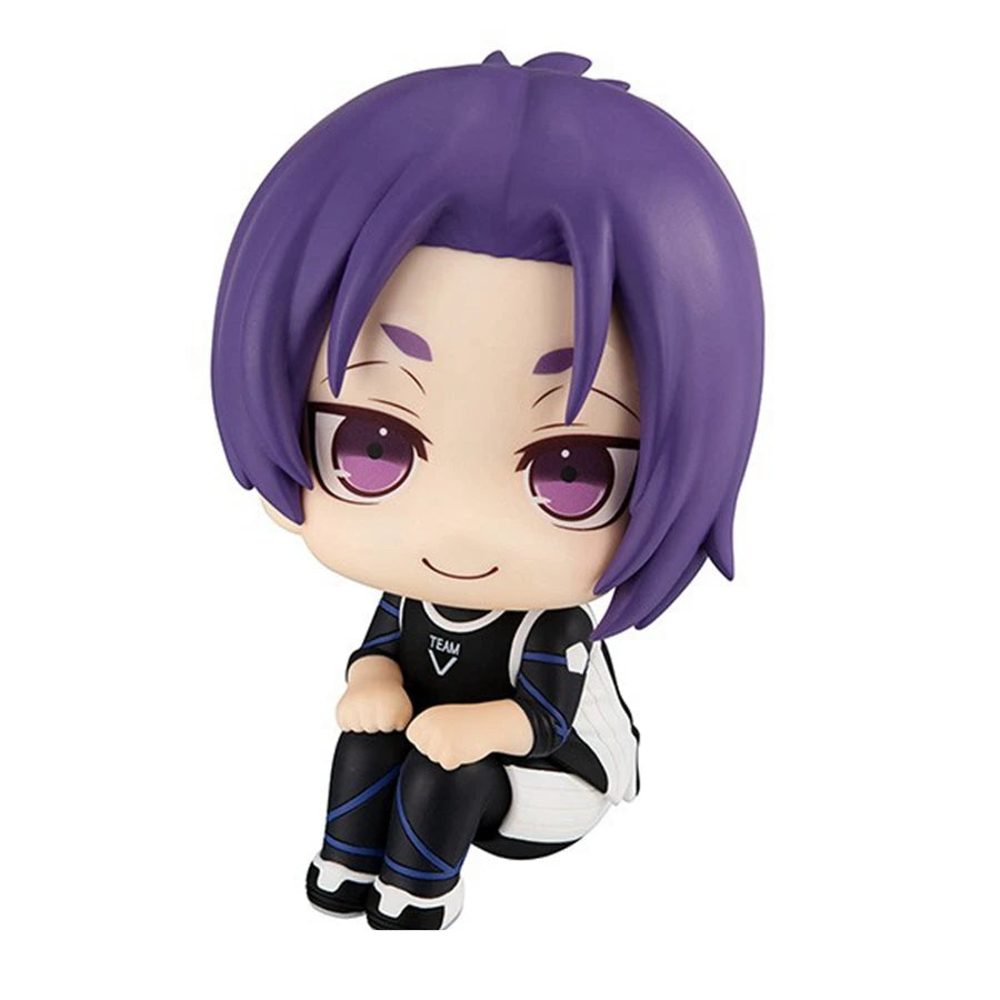 Blue Lock 9.5cm Q Version Nagi Seishirou PVC Anime Figure Kawaii Isagi Yoichi Collectible Model Toy - Mikage Reo B