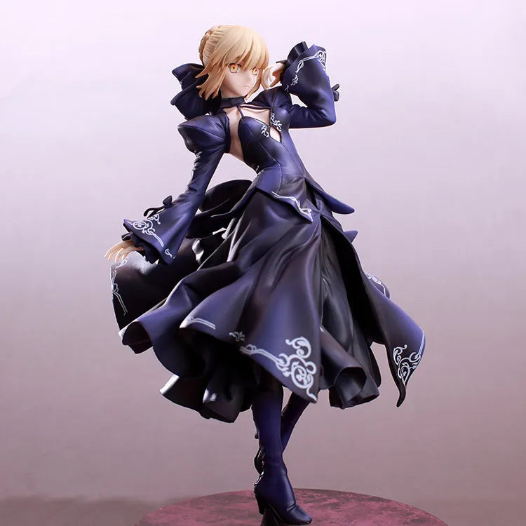 25cm Fate/Stay Night Saber Alter - Pvc Anime Figurine Formal Dress Version Swapable Stylish Room Decoration Desk Ornament Gift