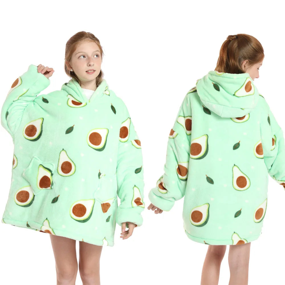 Funny Cartoon Children's Pajamas Girls Winter Clothes Plush Dinosaur Cat Bear Unicorn Pink Blue Toddler Boy Pijama Kids Clothing