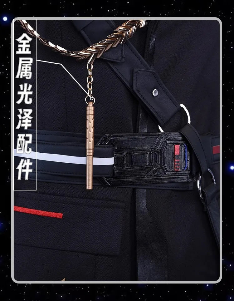 Love and Deepspace Caleb Cosplay Costume Wig Farspace Colonel Uniform Trench Halloween Party for Women Men Carnival Cos Props