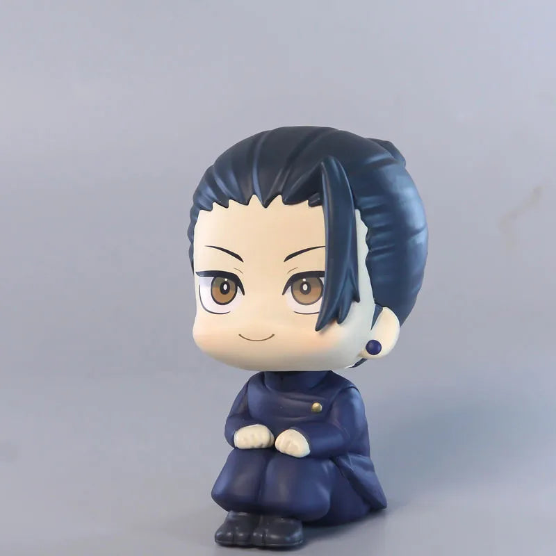 10cm Look up Anime Fushiguro Megumi Jujutsu Kaisen Figure Gojo Satoru Action Figure Q Version Doll Geto Suguru Statue Toy