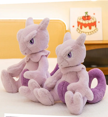 35/85cm Mewtwo Pokemon Plush Toys Large Anime Doll Pillow Cartoon Mew Pokémon Plushie Kawaii Stuffed Gift for Kids Birthday