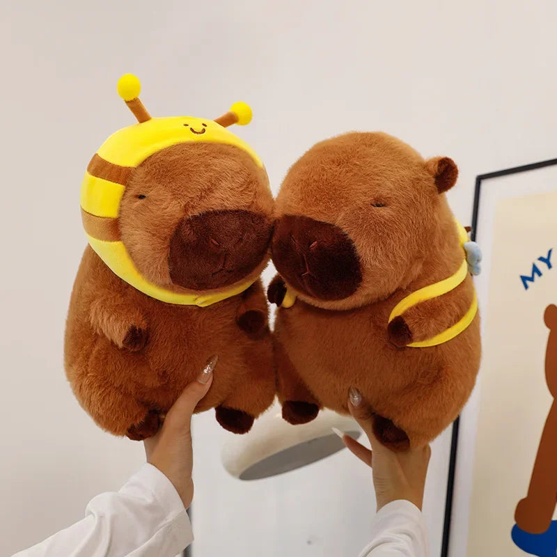 50cm Capybara Plush Simulation Capibara Anime Fluffty Toy Cute Doll Stuffed Animals Soft Doll Plush  Children's Birthday Gifts