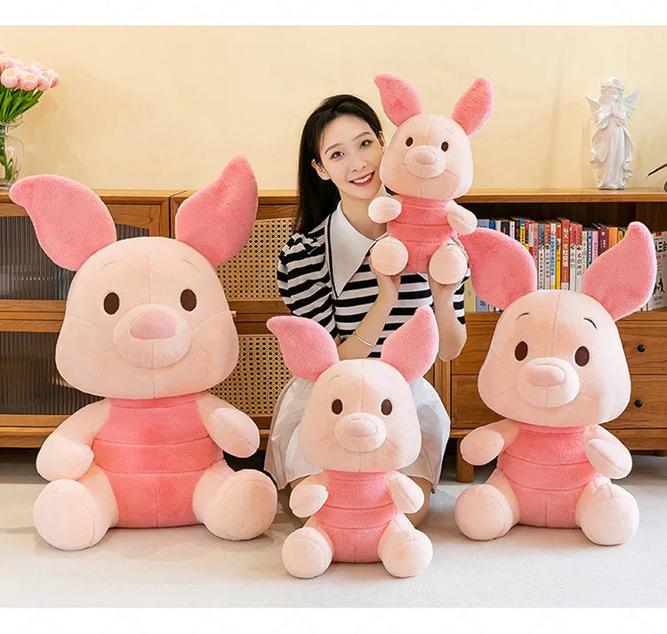 55/70/85cm Big Size Disney Piglet Kawaii Anime Plush Stuffed Doll Cartoon Room Decoration Plush Pillow Children's Holiday Gifts