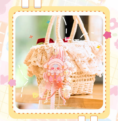 Baby Three Love Chain Time Series Blind Bag Phone Pendant Bracelet  and Exquisite Pendant for Girls' Daily Travel Accessories