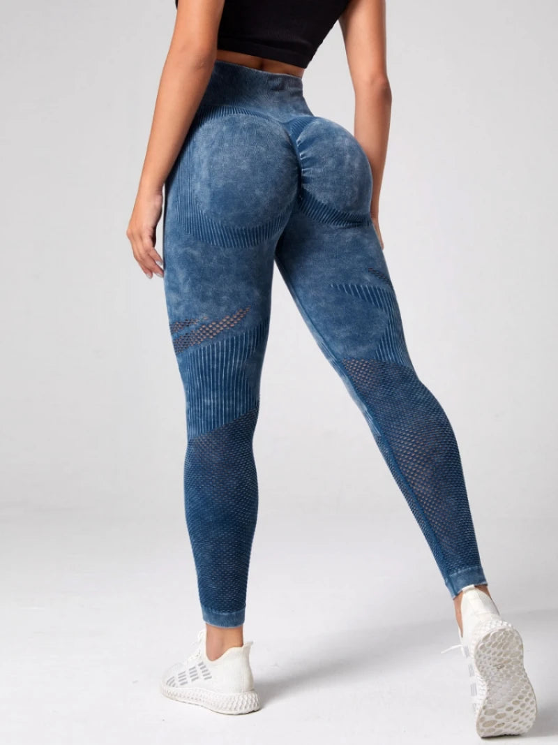Women Seamless High Waist Leggings for Fitness Yoga Scrunch Butt Sport Tights Gym Workout Pantalones Elastic