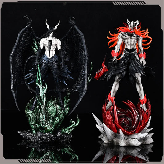 30cm Bleach Anime Kurosaki Ichigo Figures Ulquiorra Cifer Figurine Pvc Gk Statue Model Doll Collection Room Decora Desk Toy Gift
