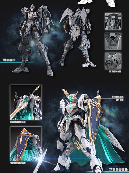 Original SNAA SC-002-Titan Greatsword 1/144 The Round Table Knights Assembly Model Kit Action Figure Plastic Model Toy Robot