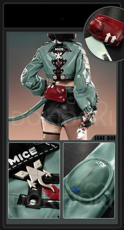 IN STOCK Jane Doe Cosplay Costume Game Zenless Zone Zero Cosplay 【S-2XL】DokiDoki-SR ZZZ Women Metal Accessory Mice Halloween