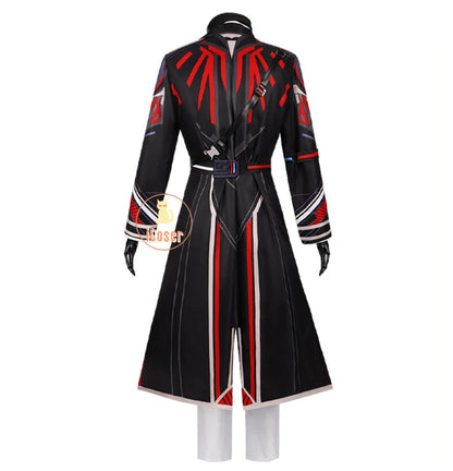 Love and Deepspace Caleb Cosplay Costume Wig Farspace Colonel Uniform Cap Outfit Halloween Party for Women Men Carnival Props