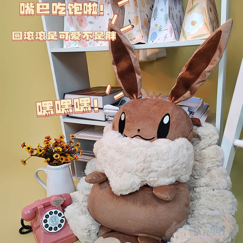 Pokemon Eevee Plush Backpack Large Capacity Kawaii Anime Cosplay Doll Cute Gift - bag