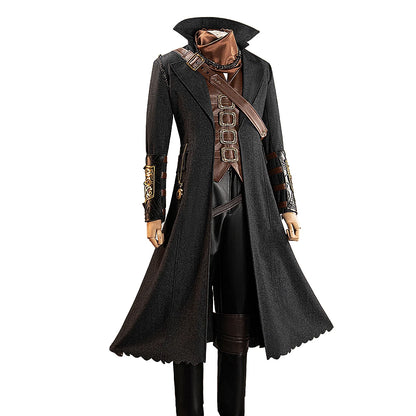Gehrman Cosplay Costume Game Bloodborne Cosplay【XS-3XL】DokiDoki-R Men Hunter Halloween Costume Gehrman Hat Plus Size
