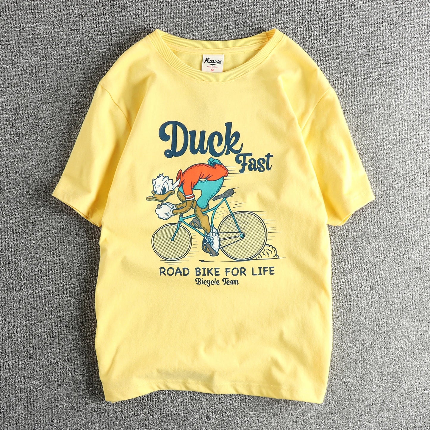 Summer New American Retro Short-sleeved O-neck Letter Printed T-shirt Men's Fashion Simple 100% Cotton Washed Casual Sport Tops