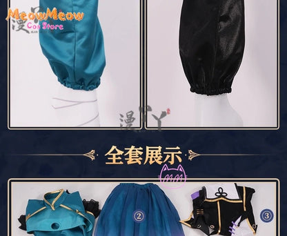 Project Sekai Zombie Cosplay Costume Adult Woman Polyester