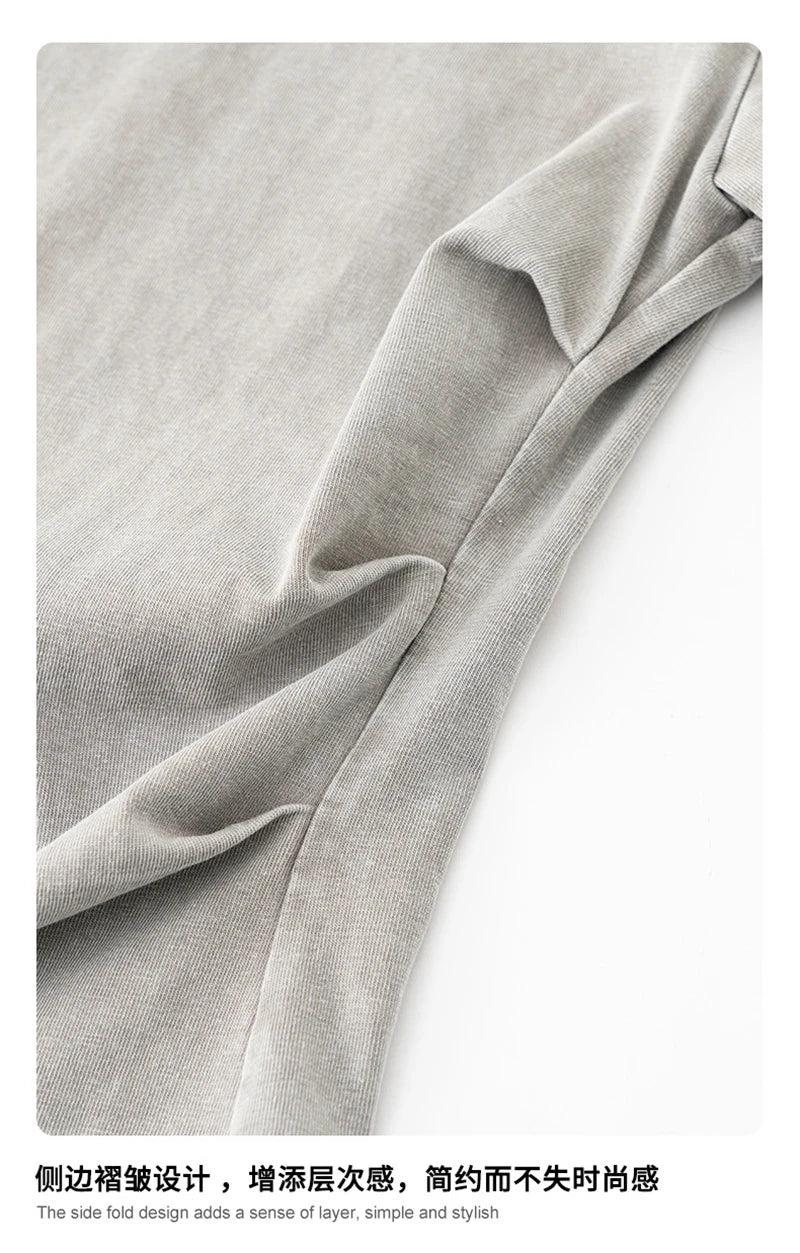 ZODF Retro 2025 Summer Women 285gsm T-Shirts Hotsweet Girls Sexy Slim Fit Washed Distressed T Shirt Brand Tees HY1013