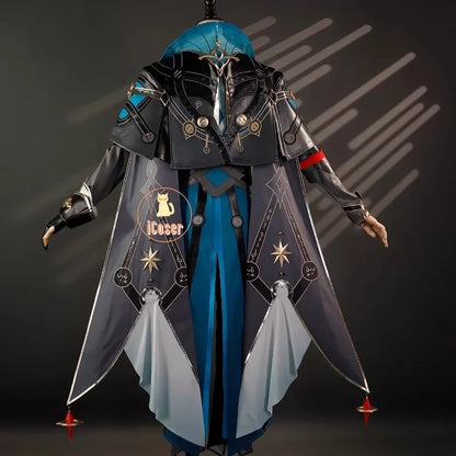 iCoser Honkai Star Rail Anaxa Cosplay Costume Wig Uniform Headwear Metal Prop Anaxagoras Amphoreus Halloween Party for Women Men