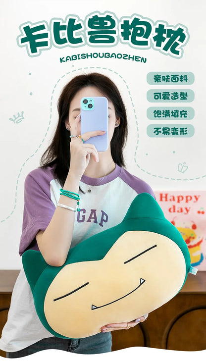 55/65/80CM Big Size Pokemon Snorlax‌ Plushies Kabigon Kawaii Cartoon Anime Plush Bolster Comfortable Soft Doll Children Gift